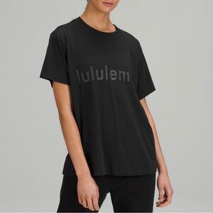 Lululemon All Yours Graphic Tee Size 8 – Black on Black